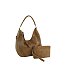 Laser Cut Print 2-in-1 Shoulder Bag Hobo