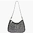 Rhinestone Covered Nylon Shoulder Bag
