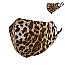 LEOPARD PRINT UNISEX MASK W/ ADJUSTABLE ELASTIC EAR STRAP