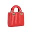 Woven Top Handle Satchel