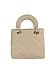 Quilted Top Handle Satchel