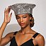 Fashion Crystal Covered Cogic Church Hat