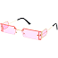 Pack of 12 MODERN Side Block Iconic Skinny Sunglasses