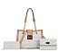 3-IN-1 Classic Monogram Shoulder Bag Crossbody & Wallet Set