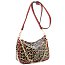 Leopard Chain Link Crossbody Satchel