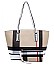 2-in-1 Plaid Check Shopper Tote & Wallet Set