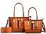 3-in-1 Crocodile Tote Bags with Wallet Value Set