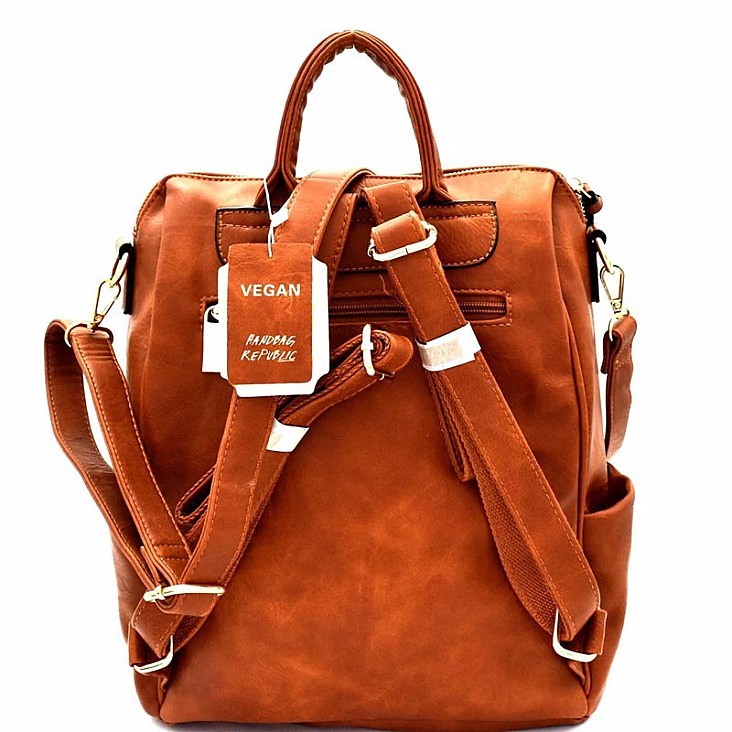 Multi Pocket Convertible Backpack Shoulder Bag MHF0276 > Fashion