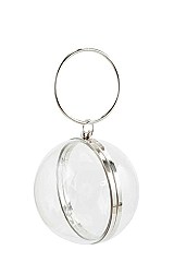 Stylish Ball Shape Clear Clutch