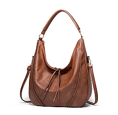 Large Size Tassel Accent Quality Hobo