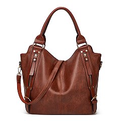 Dual Side Zippered Pocket Shoulder / Hobo Bag