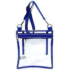 Trendy Visible Clear Hobo Crossbody Bag with Guitar Strap CH-AD770T >  Messenger Bags ,Cross Body > Mezon Handbags