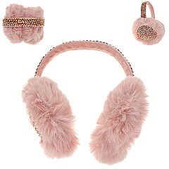 Warm earmuffs Crystals Rhinestone Fluffy earmuffs