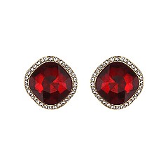FASHIONABLE STONE POST EARRINGS