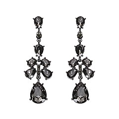 ELEGANT RHINESTONE DROP EARRINGS