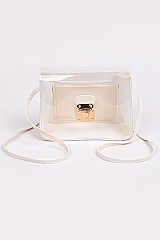 Visible Shoulder Strap Clutch