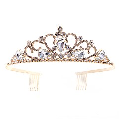 TEAR DROPS CRYSTAL RHINESTONE TIARA