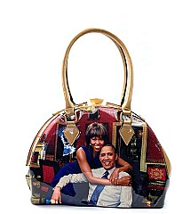 OBAMA JEWEL TOP & SIDE STONE - ROYALTY SATCHEL