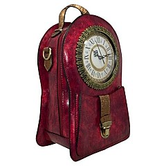 Functional Clock Face Convertible Grab Bag Backpack Shoulder Handbag