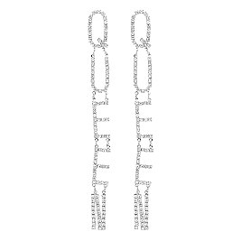 STYLISH RHINESTONES QUEEN DROP EARRINGS