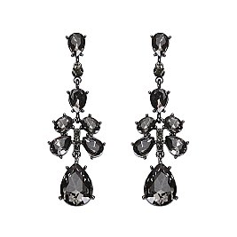 ELEGANT RHINESTONE DROP EARRINGS