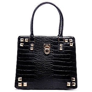 Crocodile Square Office Style Tote