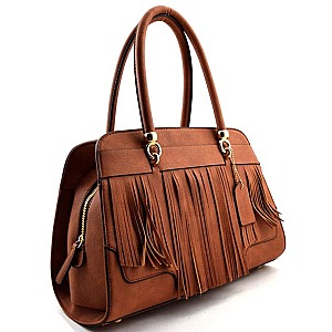Exquisite Fringe Decorated Style Satchel