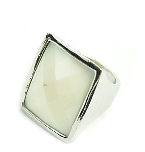 Metal Ring With Stone