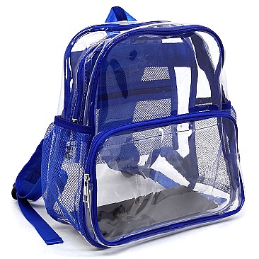 Trendy  Visible Clear MULTI COMPARTMENT BACKPACK