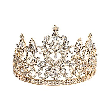 GRAND RHINESTONE TIARA SL60401