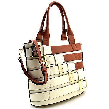 2 Tone Boutique Fashion Tote