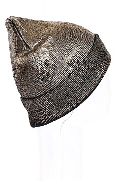 Metallic Foil Beanie