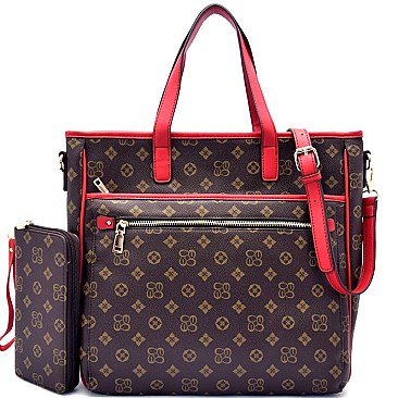 Classic CH-CS2597 Monogram Multi-Pocket Satchel with wallet