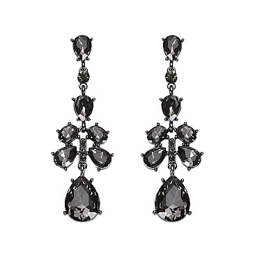 ELEGANT RHINESTONE DROP EARRINGS