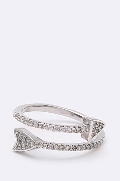 Cubic Zirconia Arrow Iconic Ring LAGKP327R