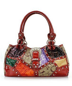 Signature G Style Buckled Handbag