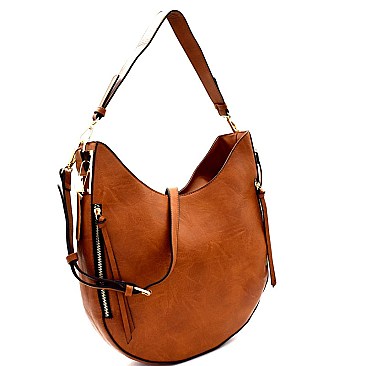 Hardware Accent Multi-Pocket 2-Way Hobo MH-LHU147