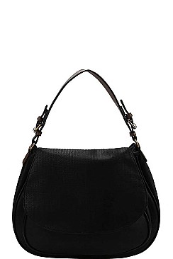 MESH FLAP SHOULDER BAG