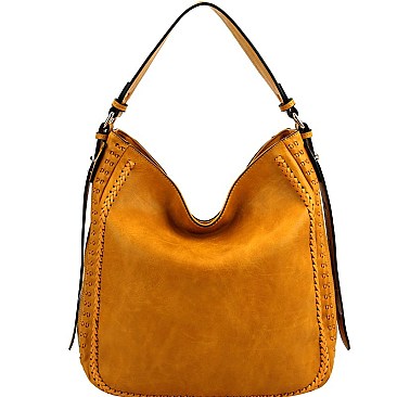 HIGH QUALITY Braid Accent Extendable Hobo