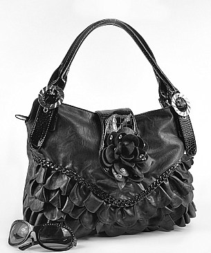 Flower Ruffled Bag