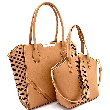 Laer-Cut Accent 2 in 1 Tote Value SET MH-EW1879