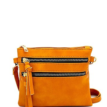 HF522A-LP Multi Pocket Organizer Fashion Wristlet Cross Body