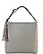 Stylish Cross Body Bag Accented With Studs and Tassels JPRM8O47
