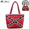 Confederate Flag Design Star Stud Tote Bag