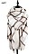 MULTI TONE PLAID X-LARGE BLANKET SCARF FM-CS6491B