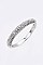 Micro Set Cubic Zirconia Wedding Band LACW1795