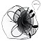 Classy Fascinator with FLORAL MESH