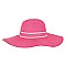 Summer Large Floppy Paper Braid Sun Hat With 2 Tone Bow SLHtp673