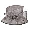 Sinamay HAT Small Size Brim Elegant Bow Decor MEZ2049