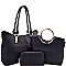 3 IN 1 VALUE SET OF TOTE SATCHEL AND MATCHING WALLET RZ-HY890